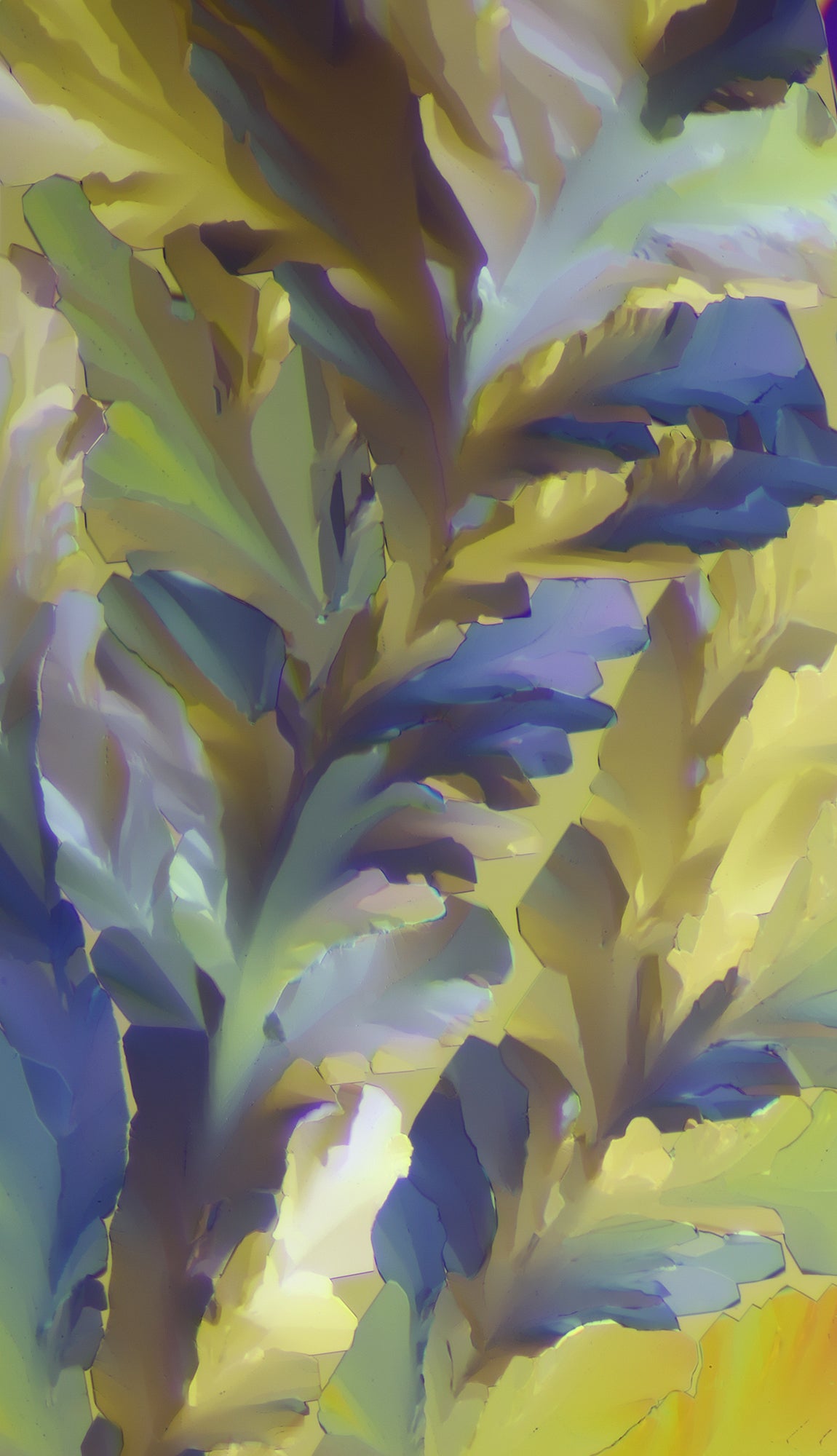 "LIGHT FANTASTIC" – Botanical Wall Art of THCA Crystals from Cannabis