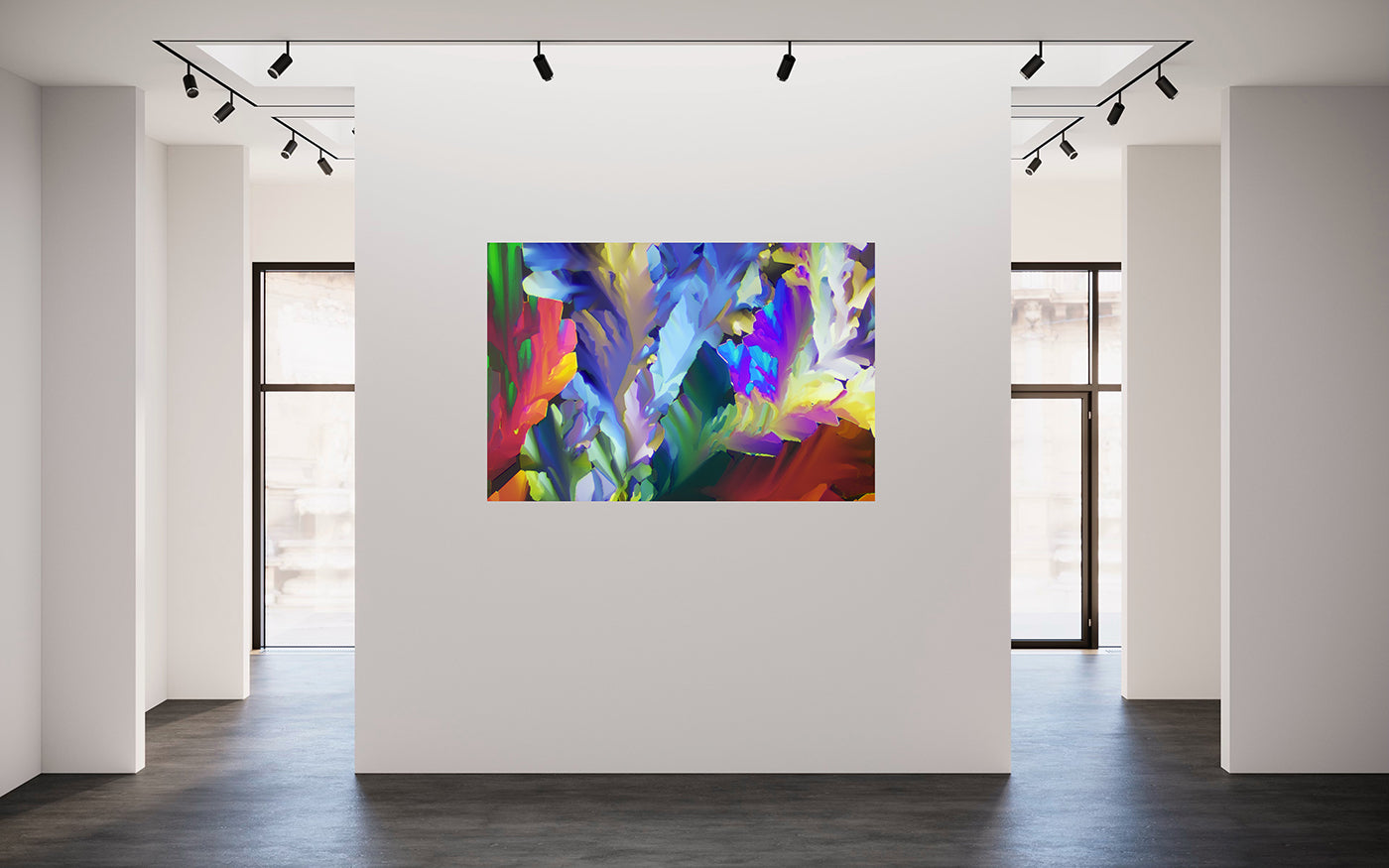 "GARDEN PARTY" -THC Crystal Wall Art in Lush Summer Colors