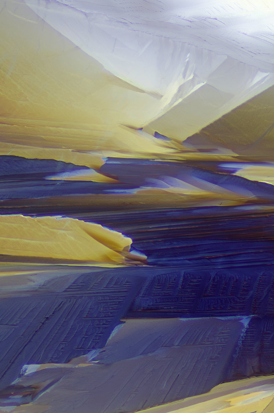 "NOW AND THEN" -Photograph of crystalline tartaric found in wine