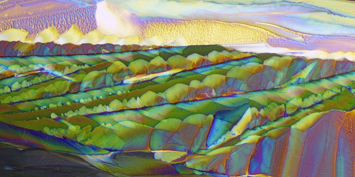 "VALLEY VIEW" – Rolling Hills of Wine Crystal Art