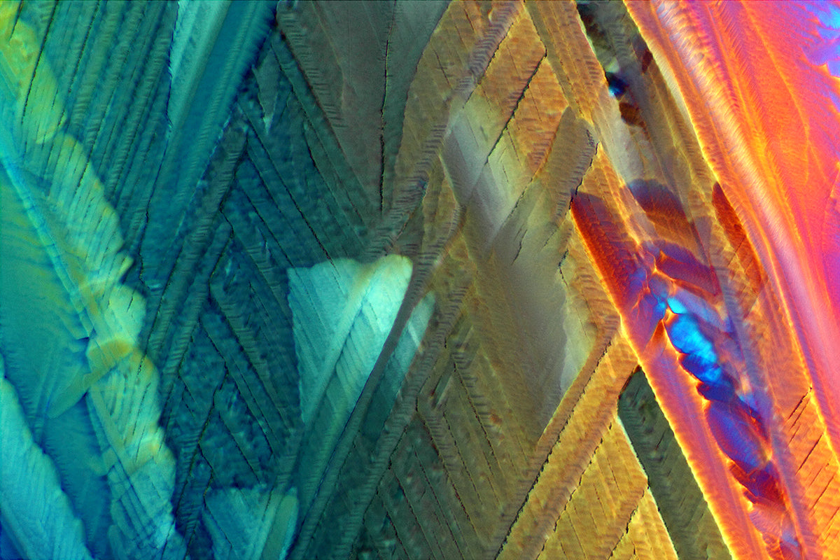 "BRAZILIAN DREAM" -Photograph of crystalline citric acid found in citrus