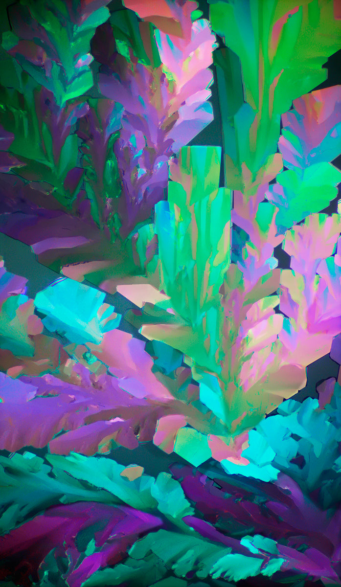 "DREAMLAND" -Photograph of crystalline THC found in cannabis