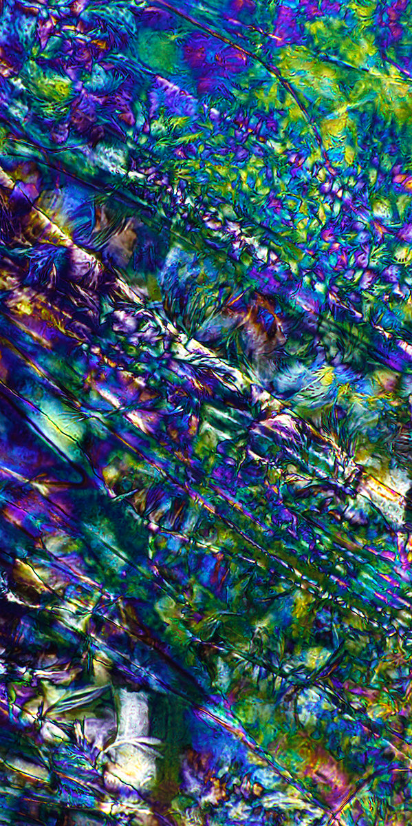 "GARDEN DREAMS" -Photograph of crystalline acetaminophen found in Tylenol® and salicylic acid found in aspirin