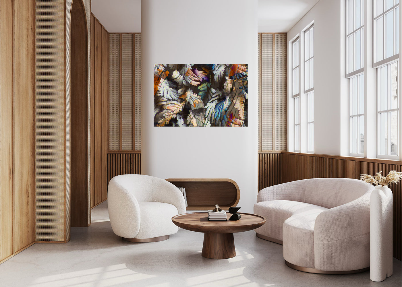 "HARVEST TIME" - Photograph of crystalline resveratrol found in wine