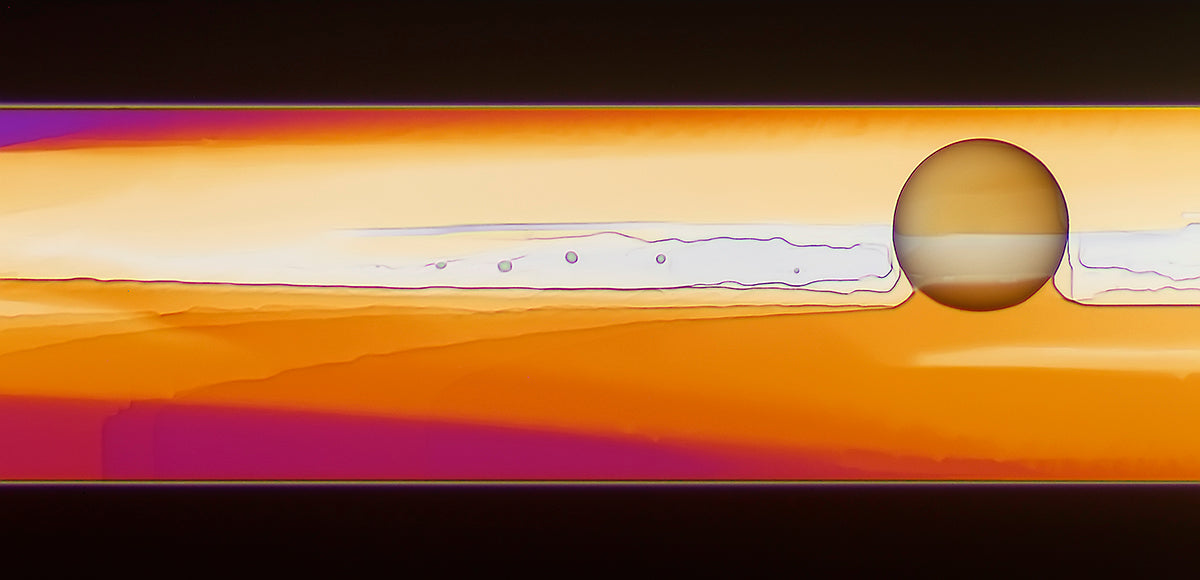 "LUNARESQUE" -Photograph of crystalline phenylethylamine found in chocolate and lactic acid found in wine
