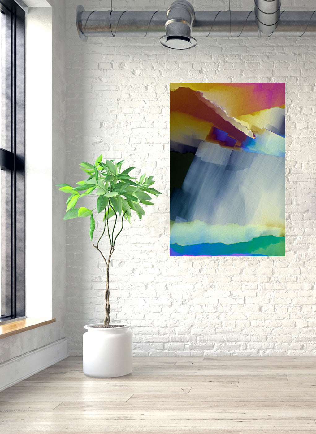 "MONSOON" -Photograph of crystalline phenylethylamine found in chocolate