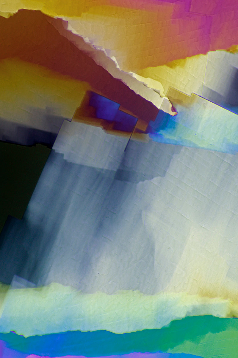 "MONSOON" -Photograph of crystalline phenylethylamine found in chocolate