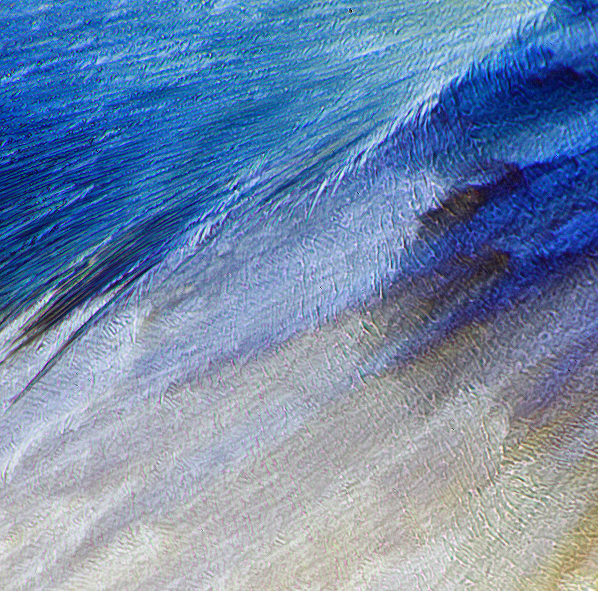 "OCEANNA" -Photograph of crystalline tartaric acid found in wine