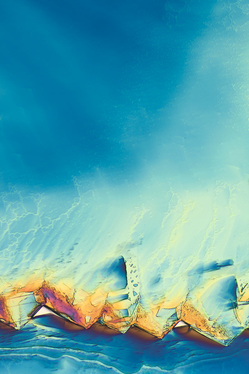 "PACIFIC BLUES" -Photograph of crystalline acetaminophen found in Tylenol®