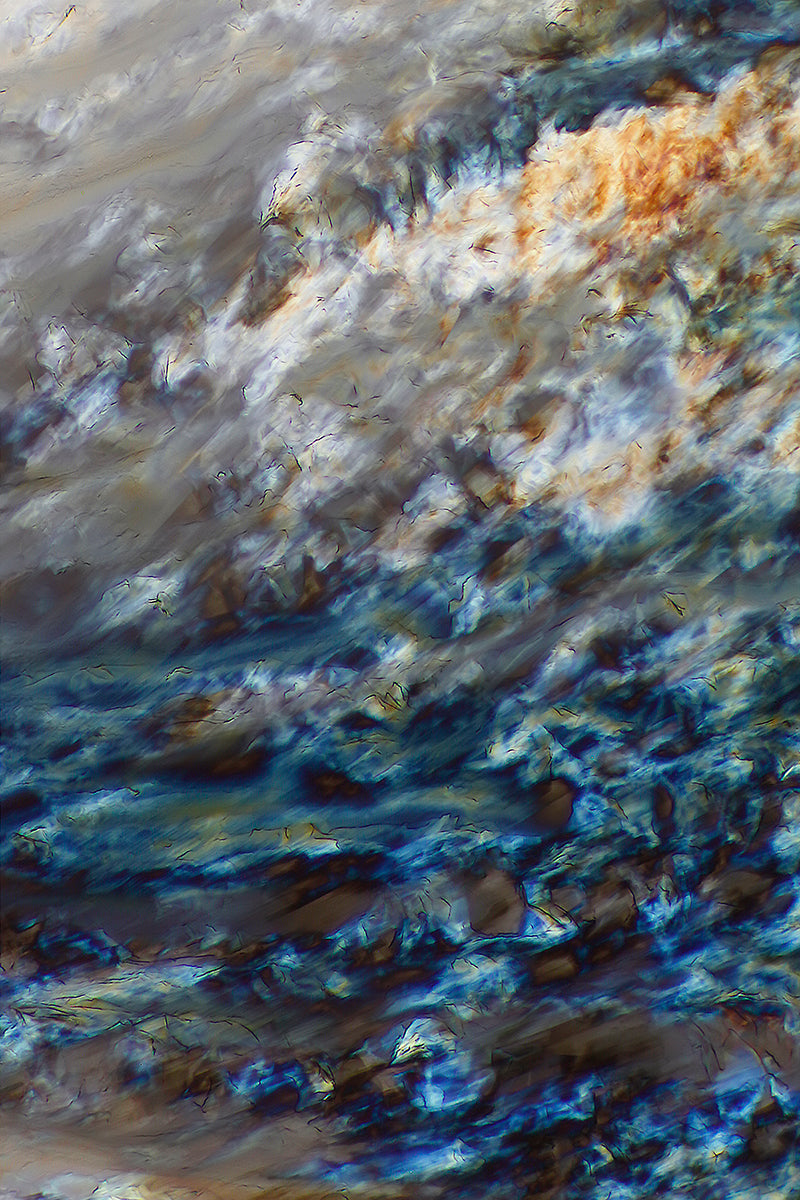 "SAPPHIRE COAST" -Photograph of crystalline vitamin B3