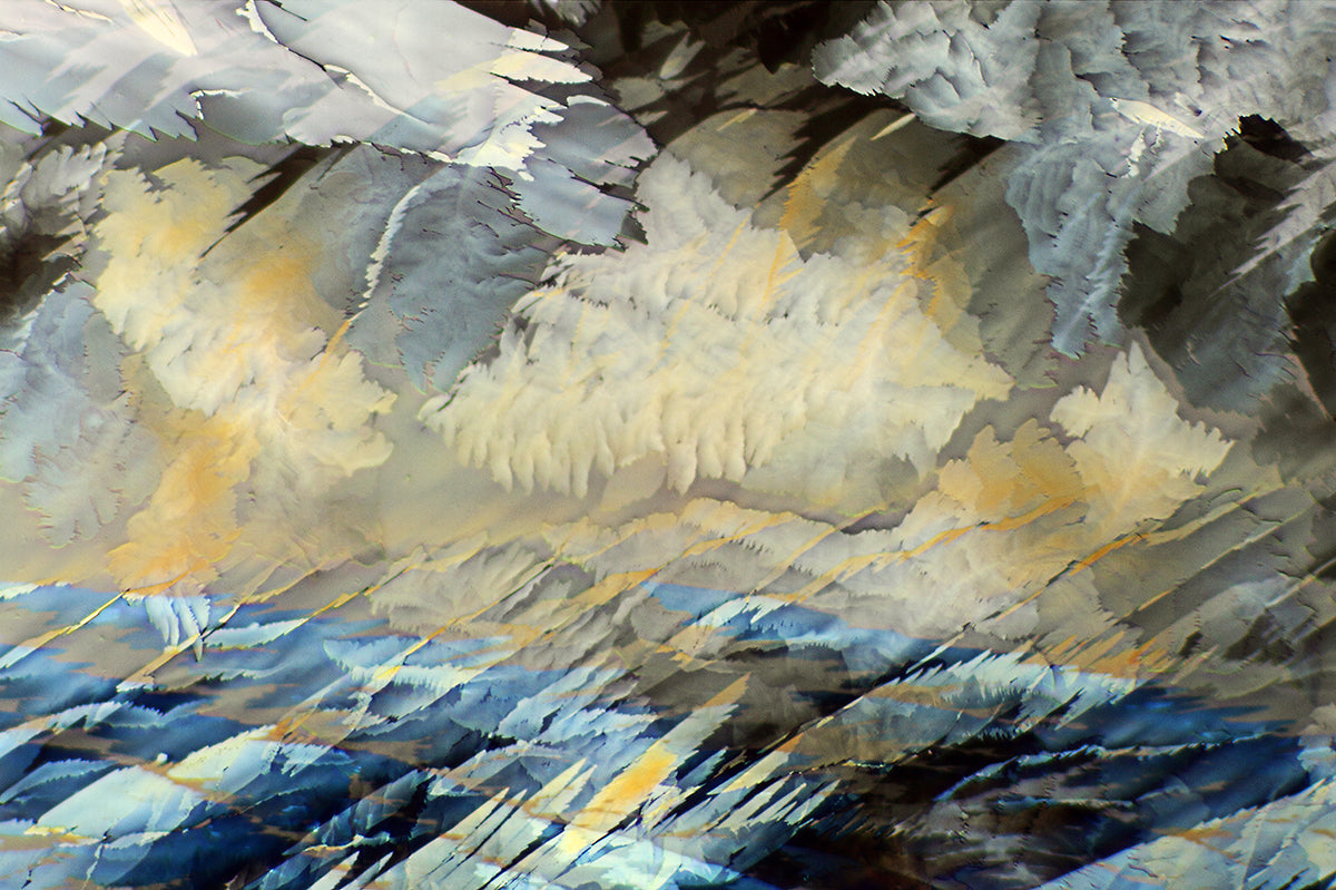 "SEVEN SEAS" -Photograph of crystalline resveratrol found in wine