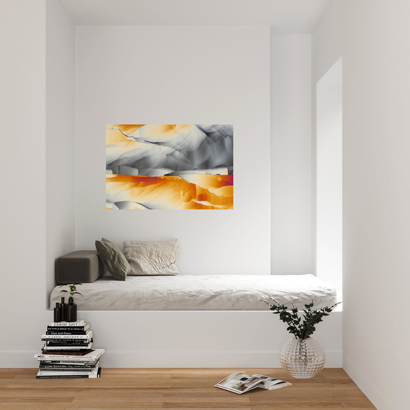 "SILENCIO" -Photograph of crystalline phenylethylamine found in chocolate