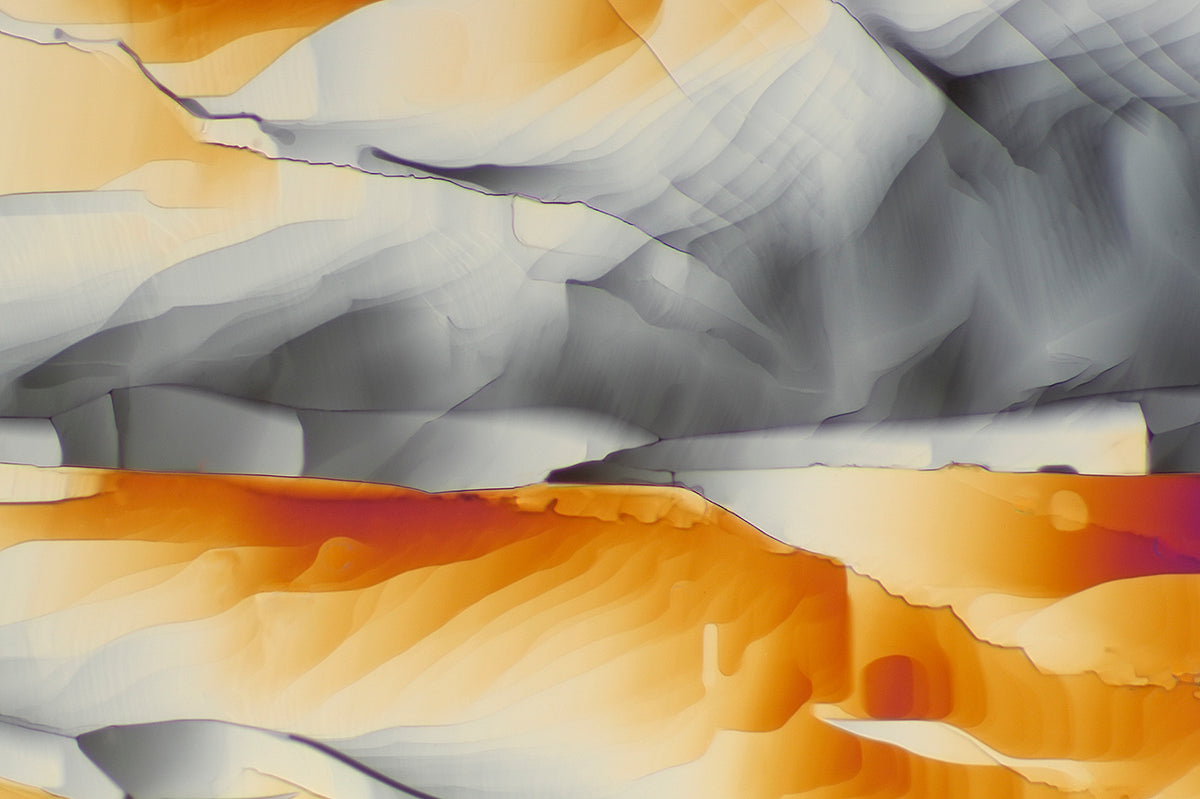 "SILENCIO" -Photograph of crystalline phenylethylamine found in chocolate