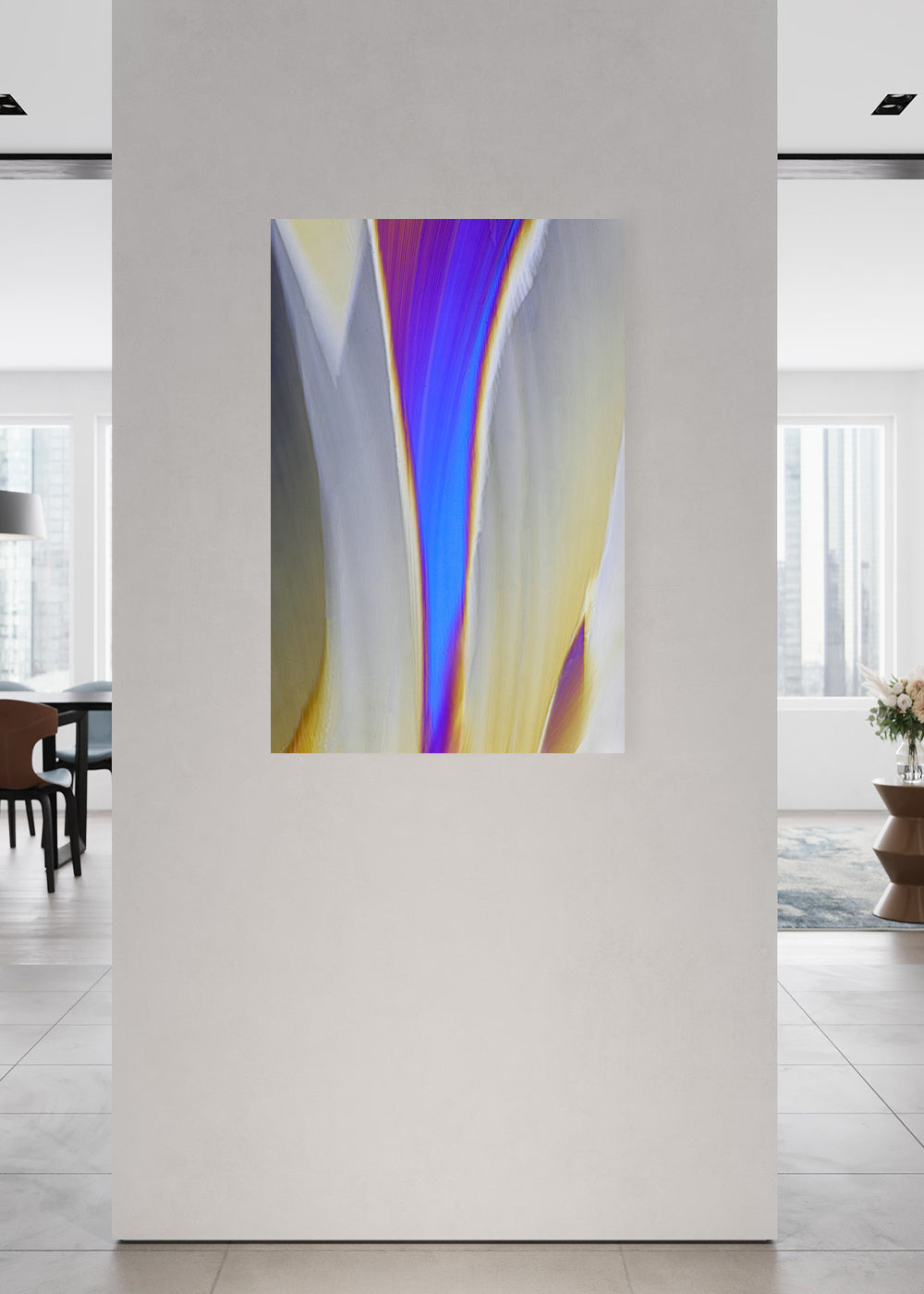 "SMOOTH JAZZ" -Photograph of crystalline dimethylaminoethanol, an amino acid