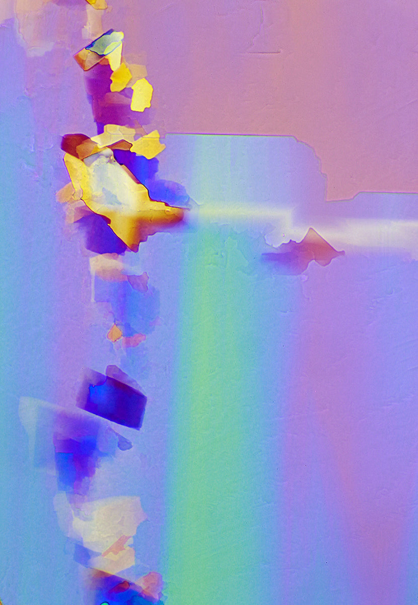 "SUBLIME" -Photograph of crystalline phenylethylamine found in chocolate