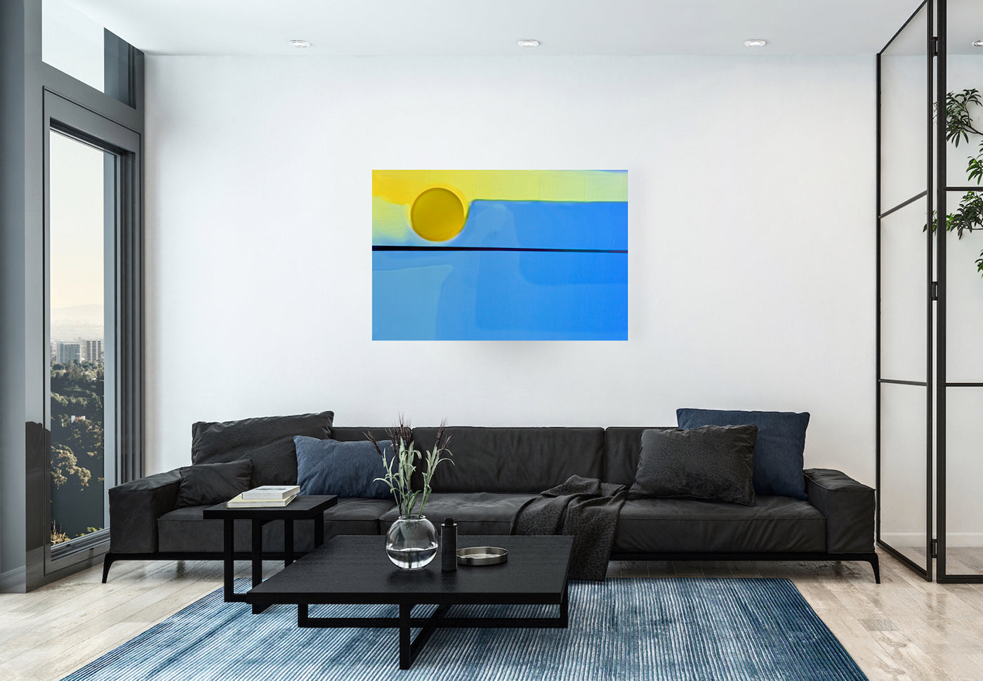 "SUNRISE BOULEVARD" -Photograph of crystalline phenylethylamine found in chocolate and lactic acid found in wine