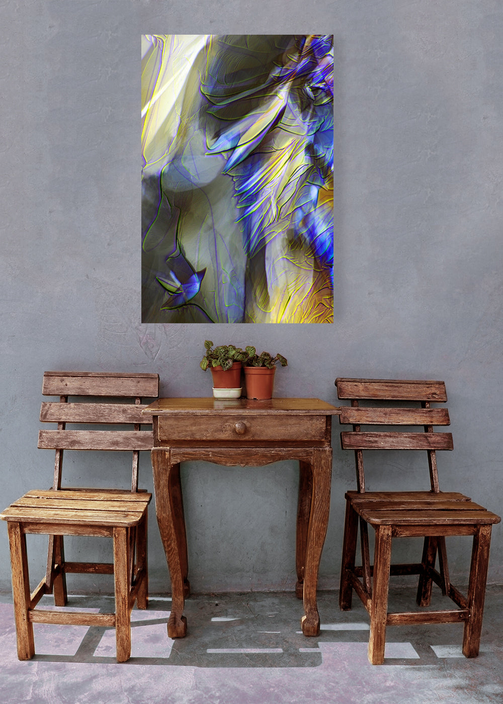 "SWEET NECTAR" -Photograph of crystalline phenylethylamine found in chocolate