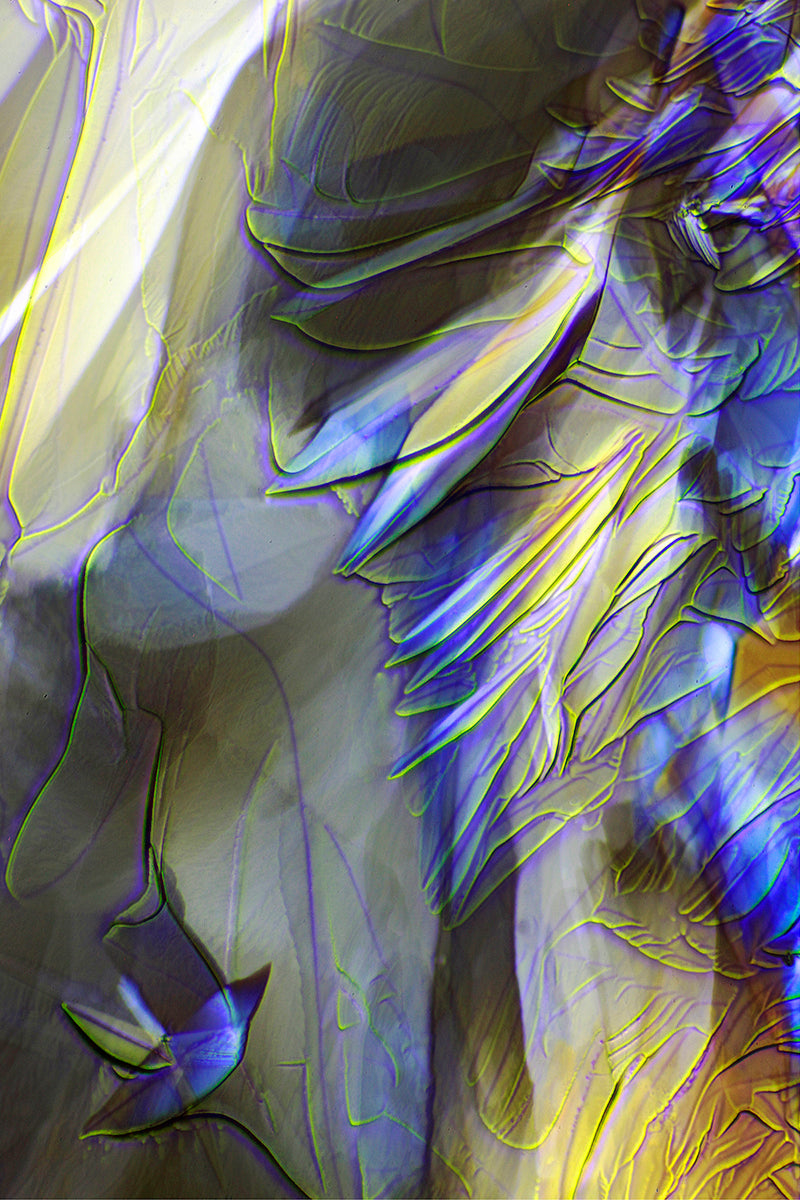 "SWEET NECTAR" -Photograph of crystalline phenylethylamine found in chocolate