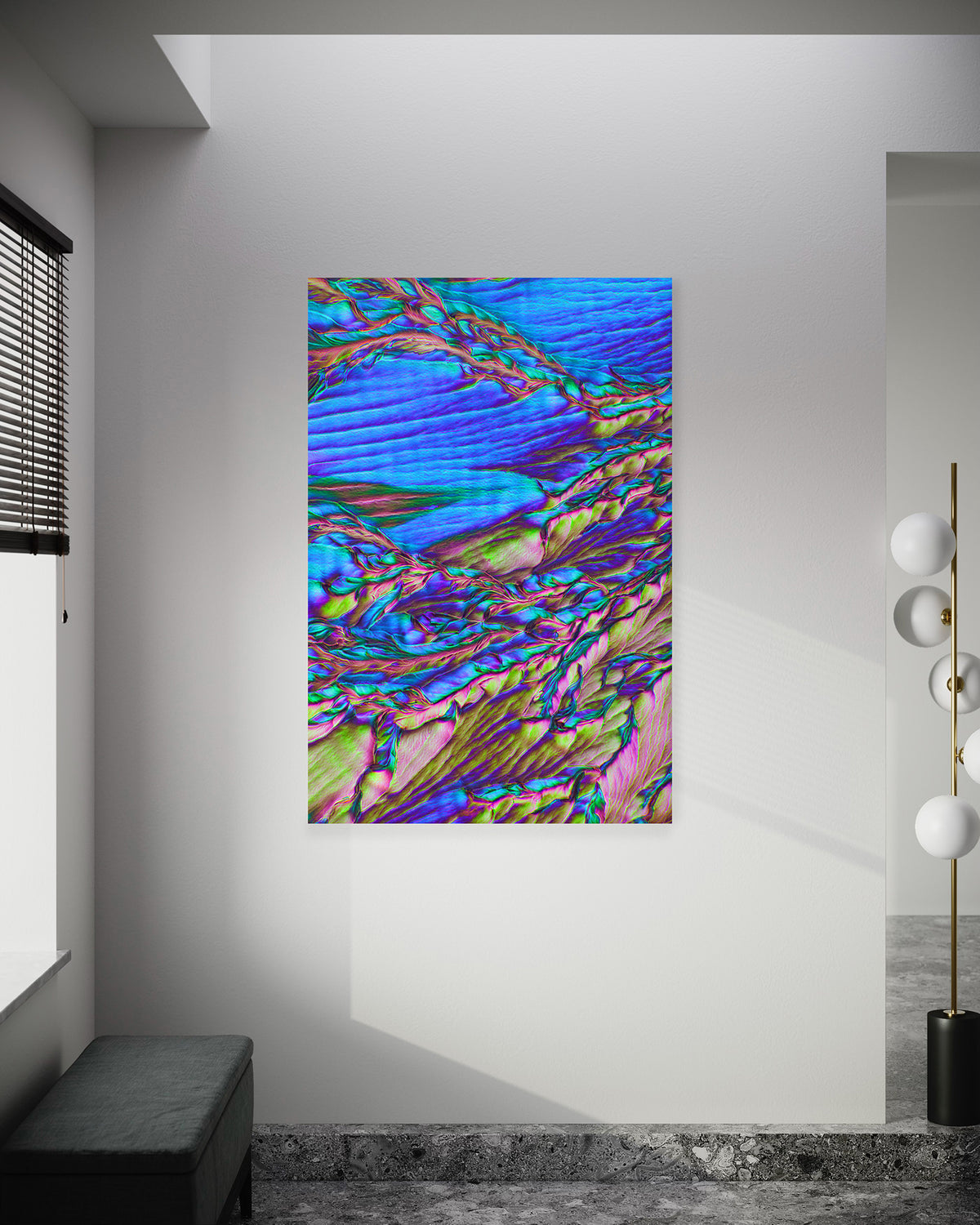 "FLOW" -Photograph of crystalline acetaminophen