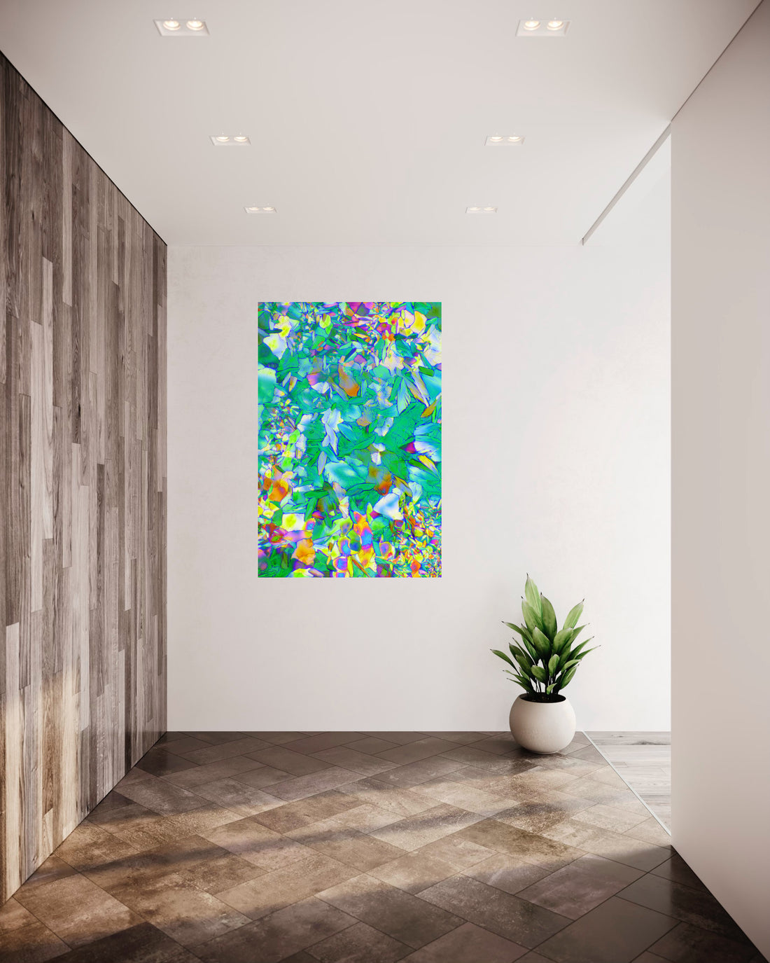 "GENESIS" -Photograph of crystalline acetaminophen