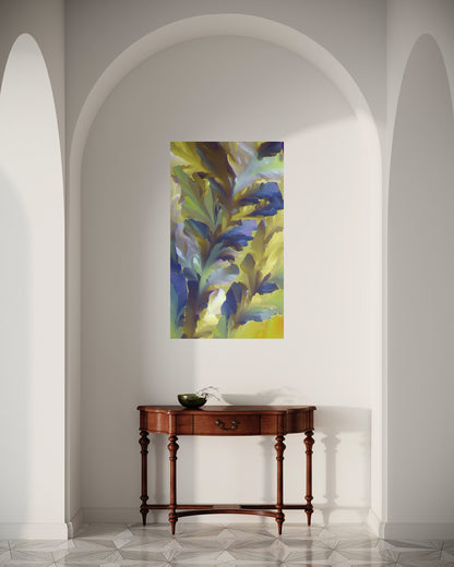 &quot;LIGHT FANTASTIC&quot; – Botanical Wall Art of THCA Crystals from Cannabis