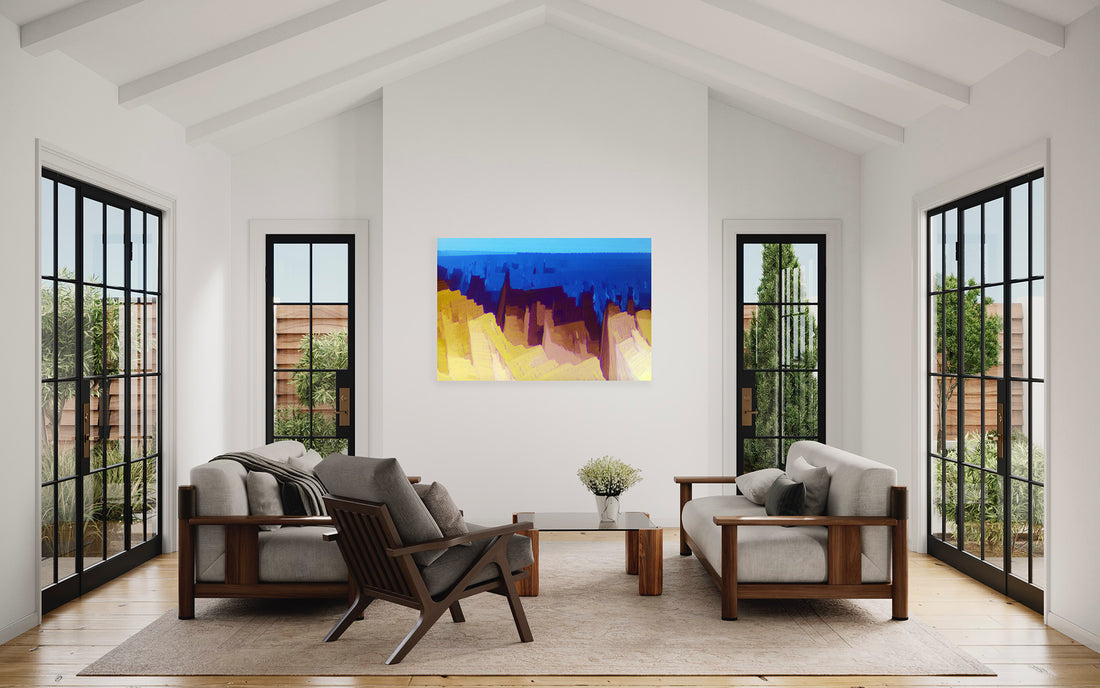 "NOTES FROM THE CANYON" - Wine Crystal Photography | Abstract Wall Art