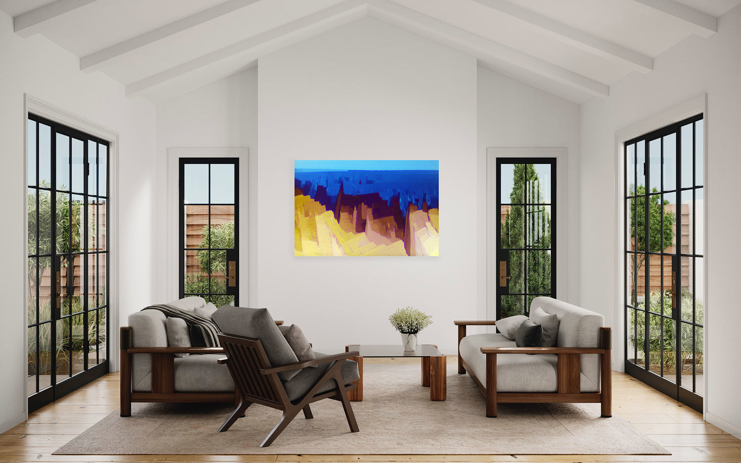 "NOTES FROM THE CANYON" - Wine Crystal Photography | Abstract Wall Art