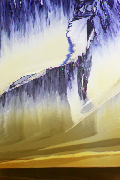 "SHANGRI-LA" -Photograph of crystalline phenylethylamine found in chocolate
