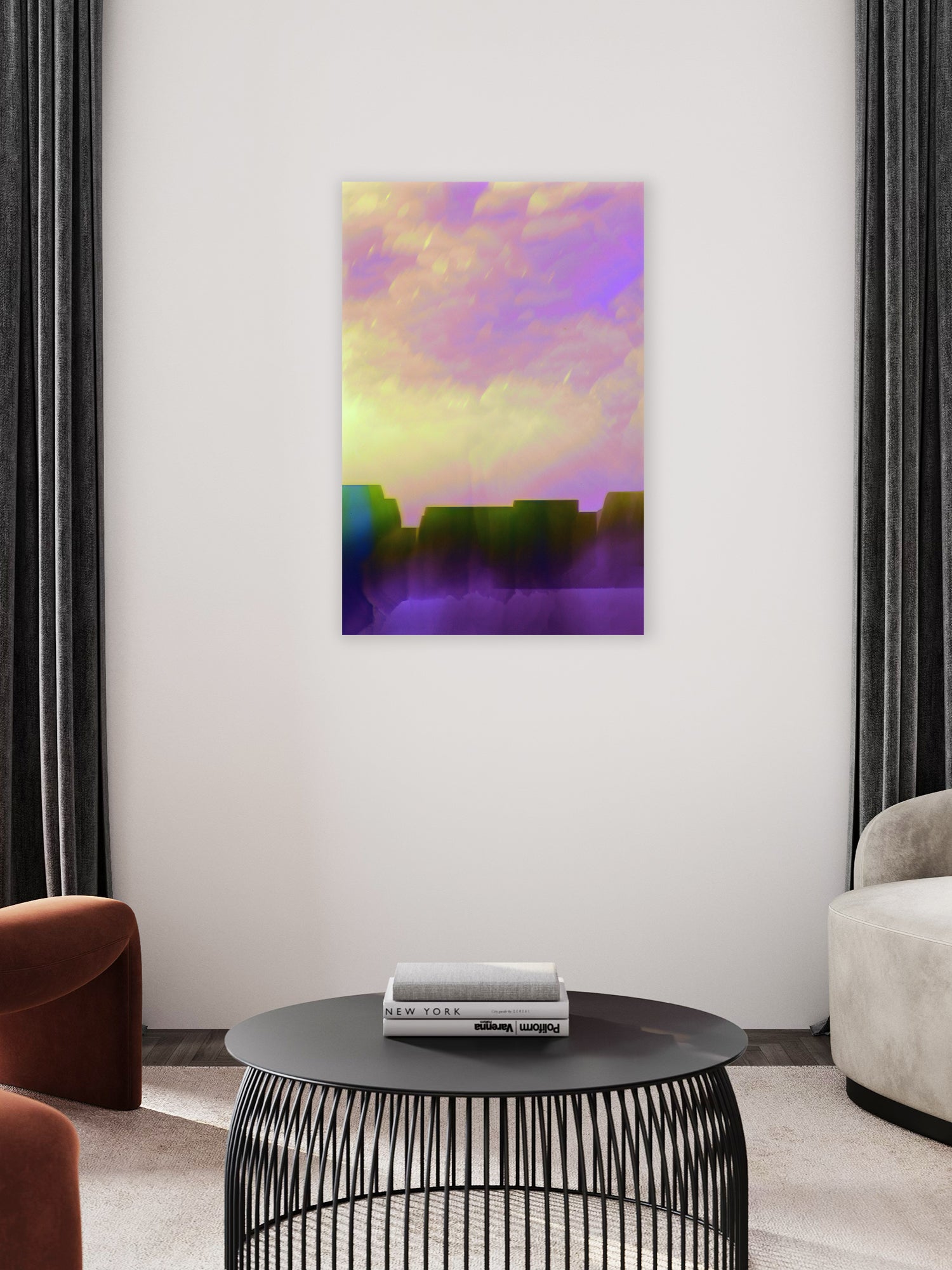 SUNSHOWER – Phenylethylamine Crystal Photograph | Chocolate Wall Art