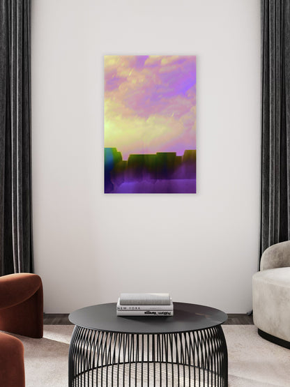 SUNSHOWER – Phenylethylamine Crystal Photograph | Chocolate Wall Art