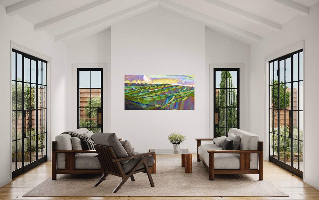 Valley View – Rolling Hills of Wine Crystal Art