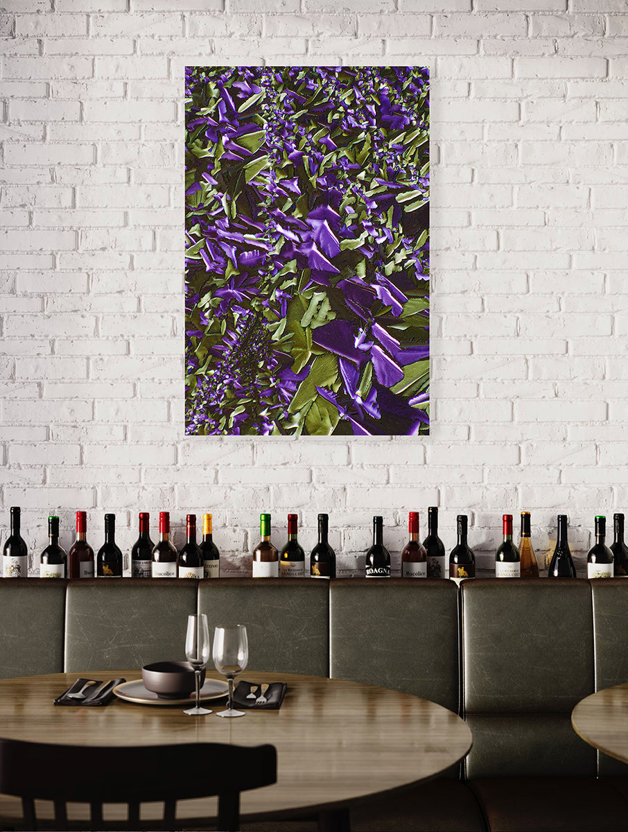 &quot;Vignette&quot; -Photograph of crystalline tartaric found in wine