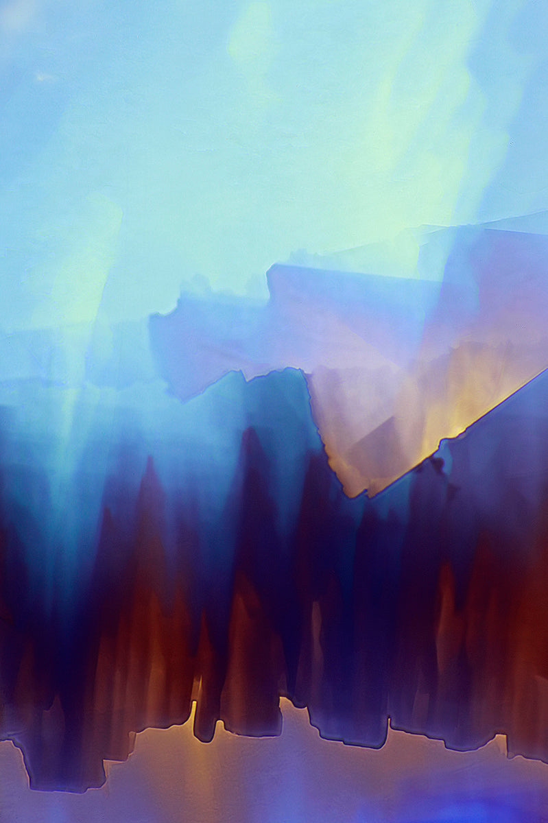 "AFTERGLOW" -Photograph of crystalline phenylethylamine found in chocolate
