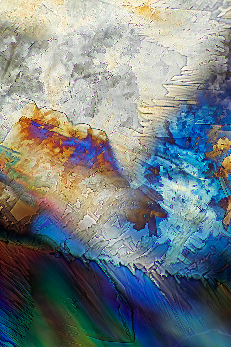 "BREAKPOINT" -Photograph of crystalline resveratrol found in wine