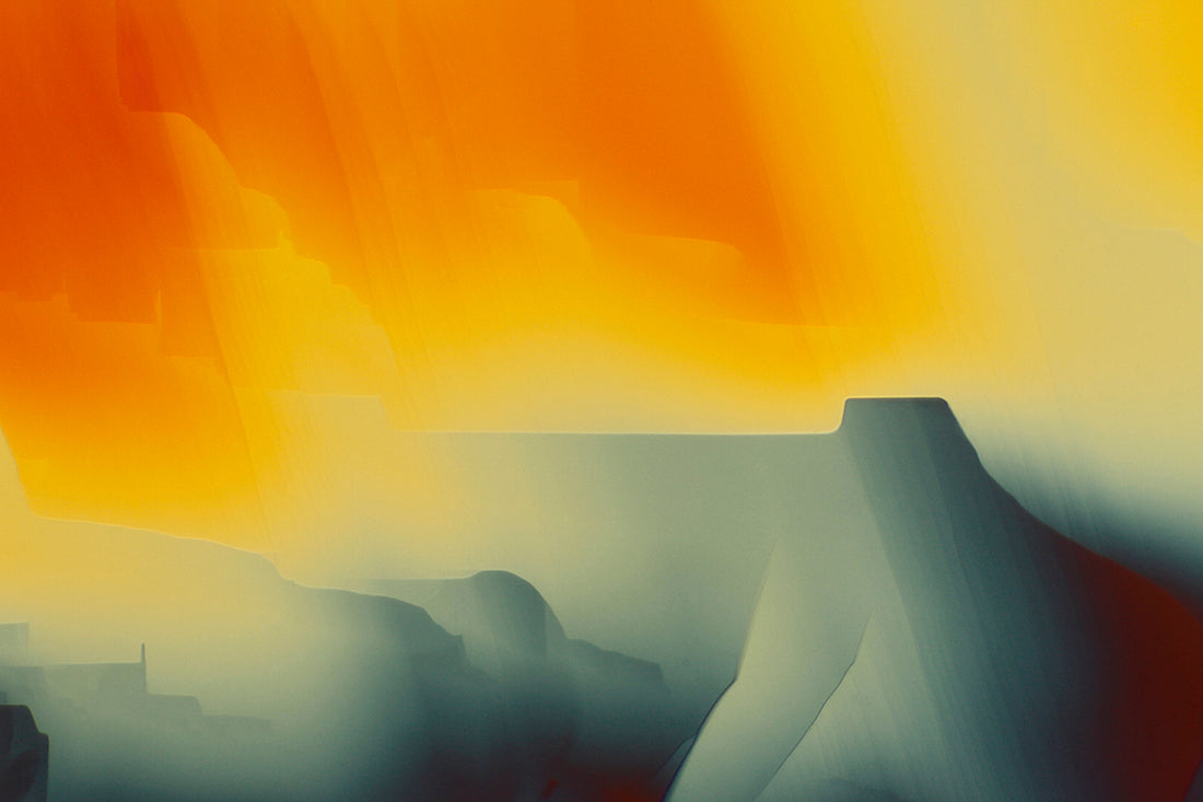 "FIRST LIGHT" -Photograph of crystalline phenylethylamine found in chocolate