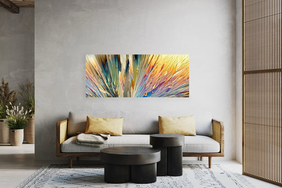 "SYMPHONY" -Photograph of crystalline citric acid found in citrus fruit